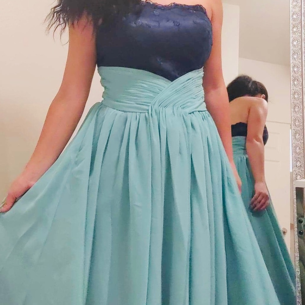 Formal strapless dress